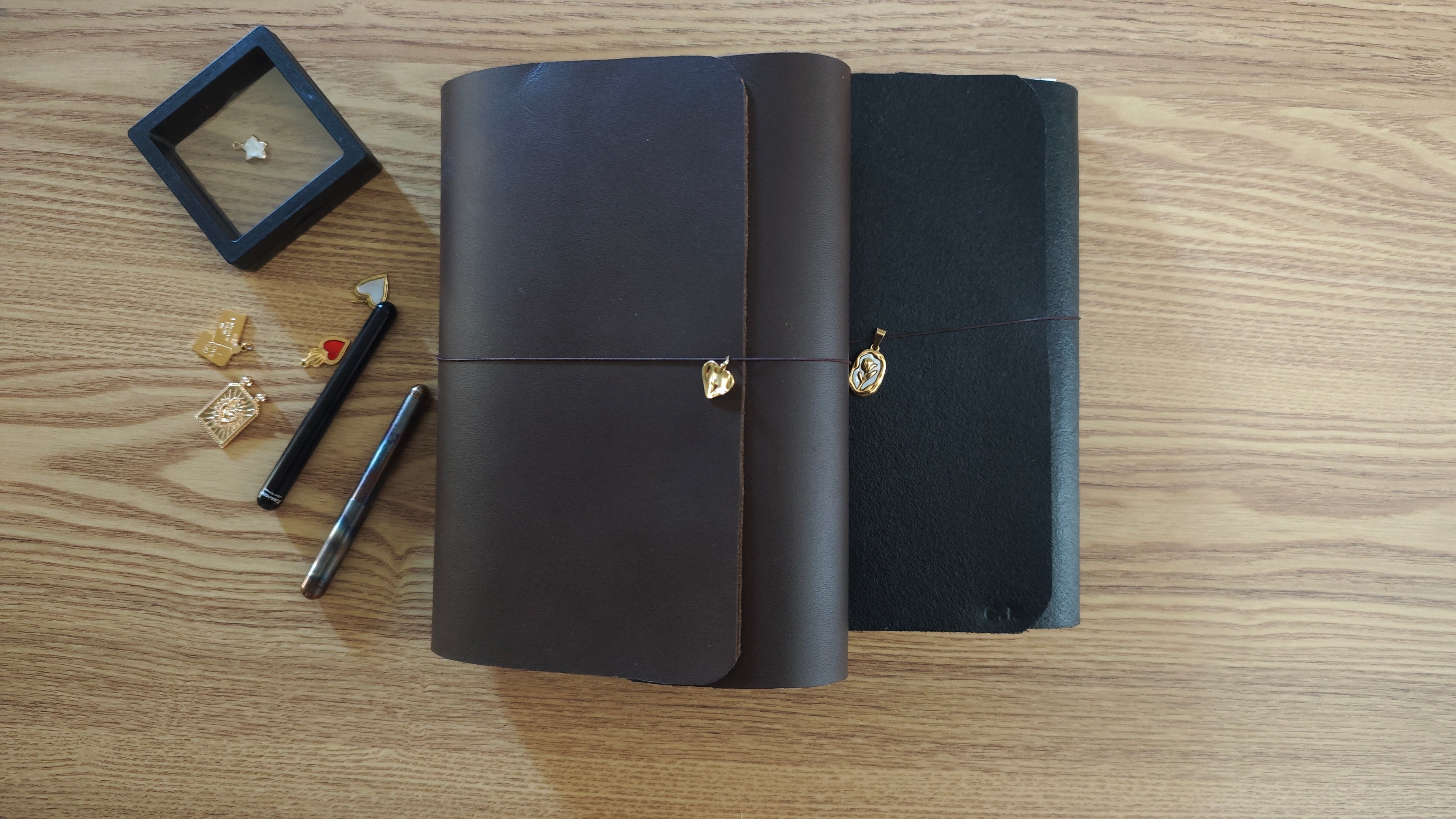 Τρίπτυχο Δερμάτινο Journal (Χειροποίητο και Προσωποποιημένο)